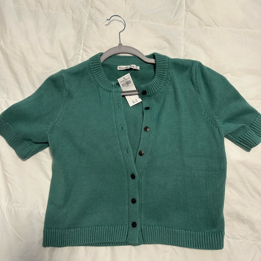 NWT Abercrombie short sleeve cardigan